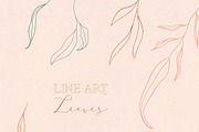 SALE Line Art Floral Graphic Bundle, a Graphic by Olya Creative (Thumbnail 17 of 23)