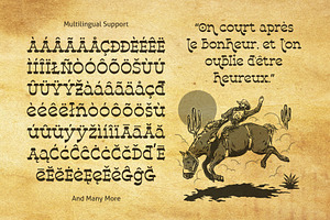 Western Bowner - Cowboy Font