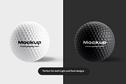 Golf Ball Mockup, a Product Mockup by Mockupdaddy (Thumbnail 2 of 14)