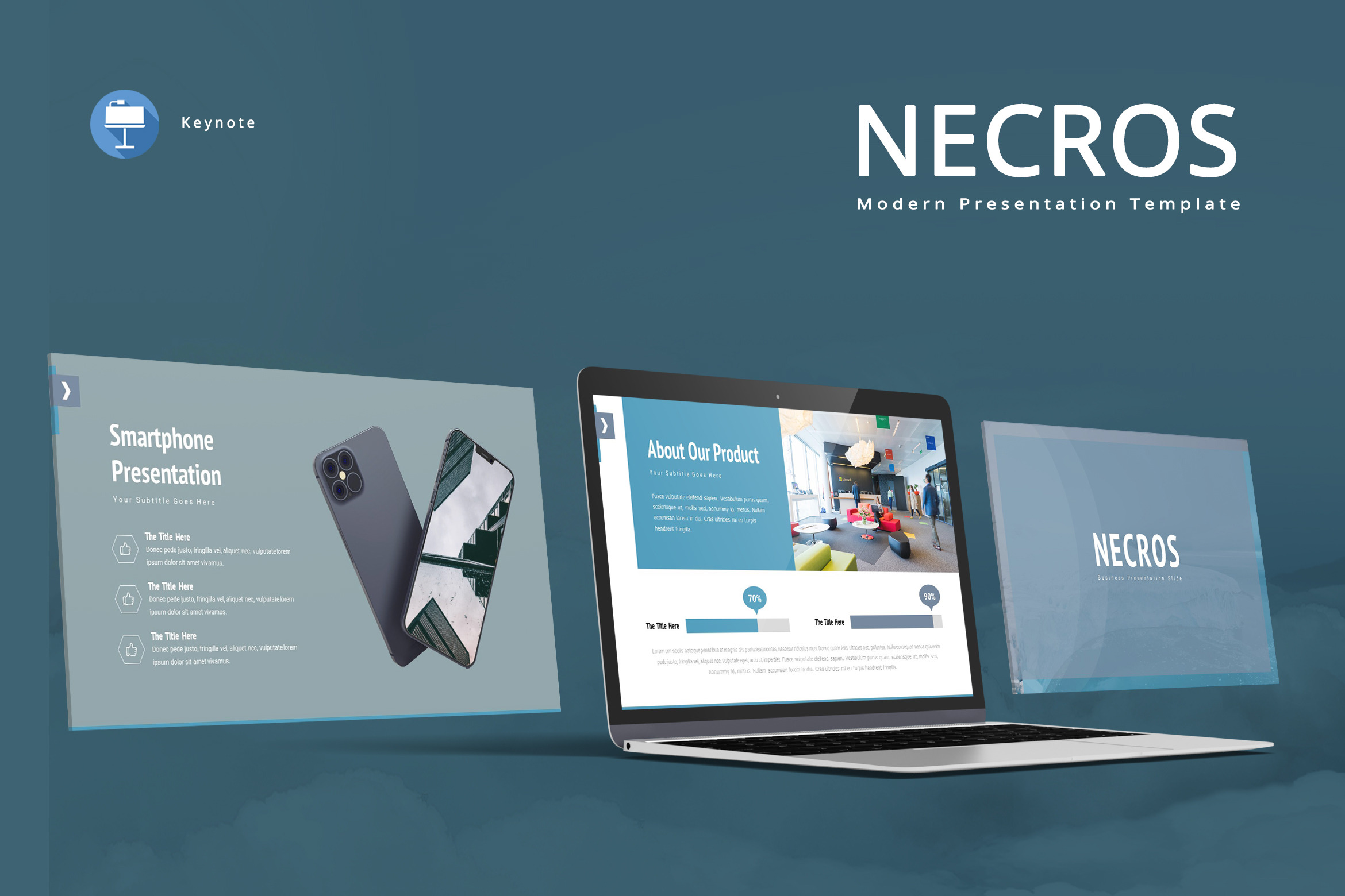 Necros - Keynote Template, a Presentation Template by AQR Studio