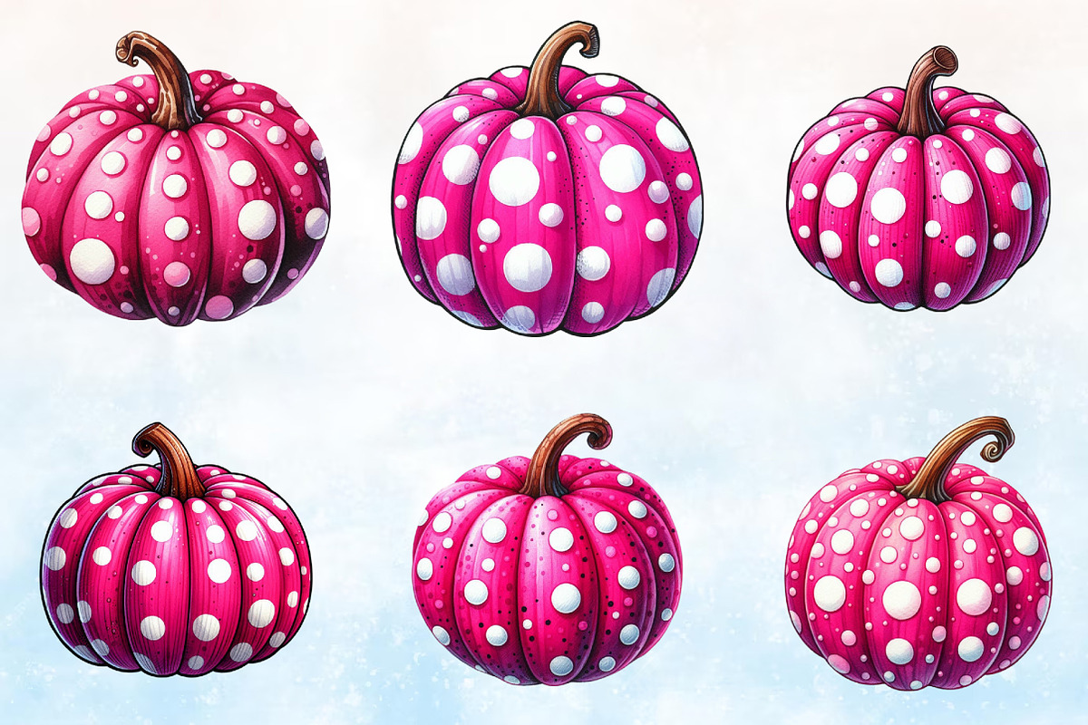 Watercolor pumpkin Sublimation Clipa, a Seasonal Illustration by Rose Art (Photo 3 of 4)