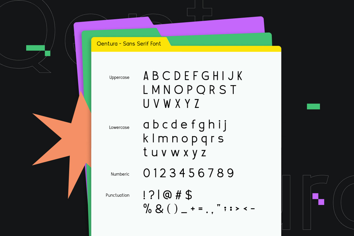 Qentura Sans Serif Font, a Sans Serif Font by Vadovastd (Photo 2 of 7)