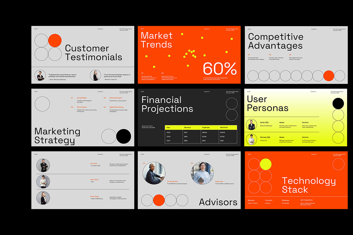 SkyLens SaaS Pitch Deck PowerPoint, a Presentation Template by Neermana (Photo 3 of 4)