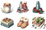 Autumn Chilly Morning Clipart, an Illustration by DreamArtGraphic (Thumbnail 2 of 4)