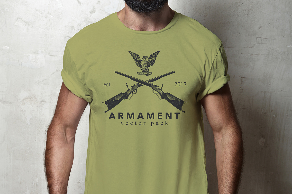 ARMAMENT - Vintage Illustration Pack, a Graphic by AndrewPixel (Photo 11 of 11)