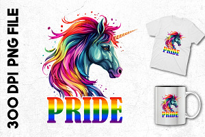 Pride Unicorn Graphics Lgbt