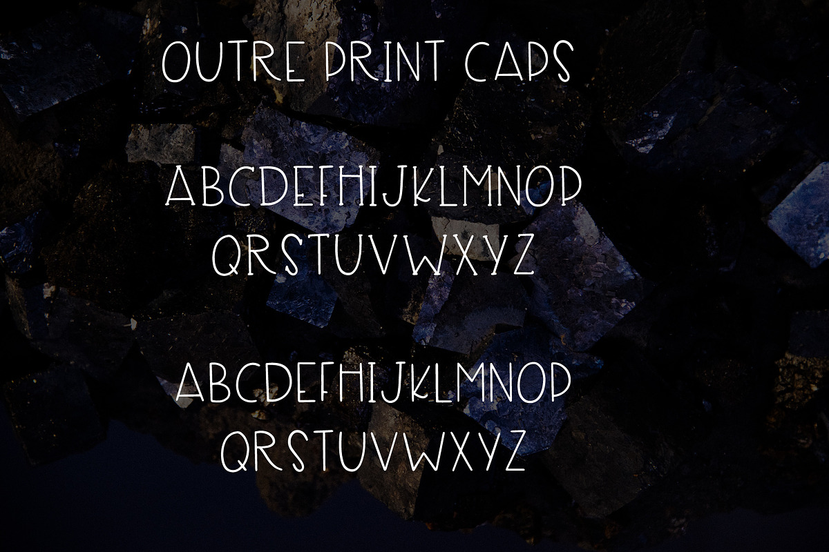 Outre - 7 Font Set preview 3