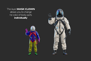 PSD Mockup 3D NASA Astronaut 34