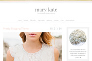 Mary Kate - Feminine WordPress Theme, a WordPress Template by angiemakeswebsites (Thumbnail 1 of 5)