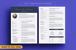 Minimal Resume/CV Template Bonus