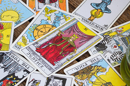 Fortunetelling with  tarot cards containing tarot, cards, and fortune, an Arts & Entertainment Photo by Neirfy