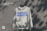 Realistic Hoodie Mockup, a Hoody Mockup by Se٧enStudio (Thumbnail 1 of 4)