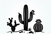 60 Desert Cactus Floral Silhouette, a Seasonal Illustration by Amazin_art (Thumbnail 22 of 35)