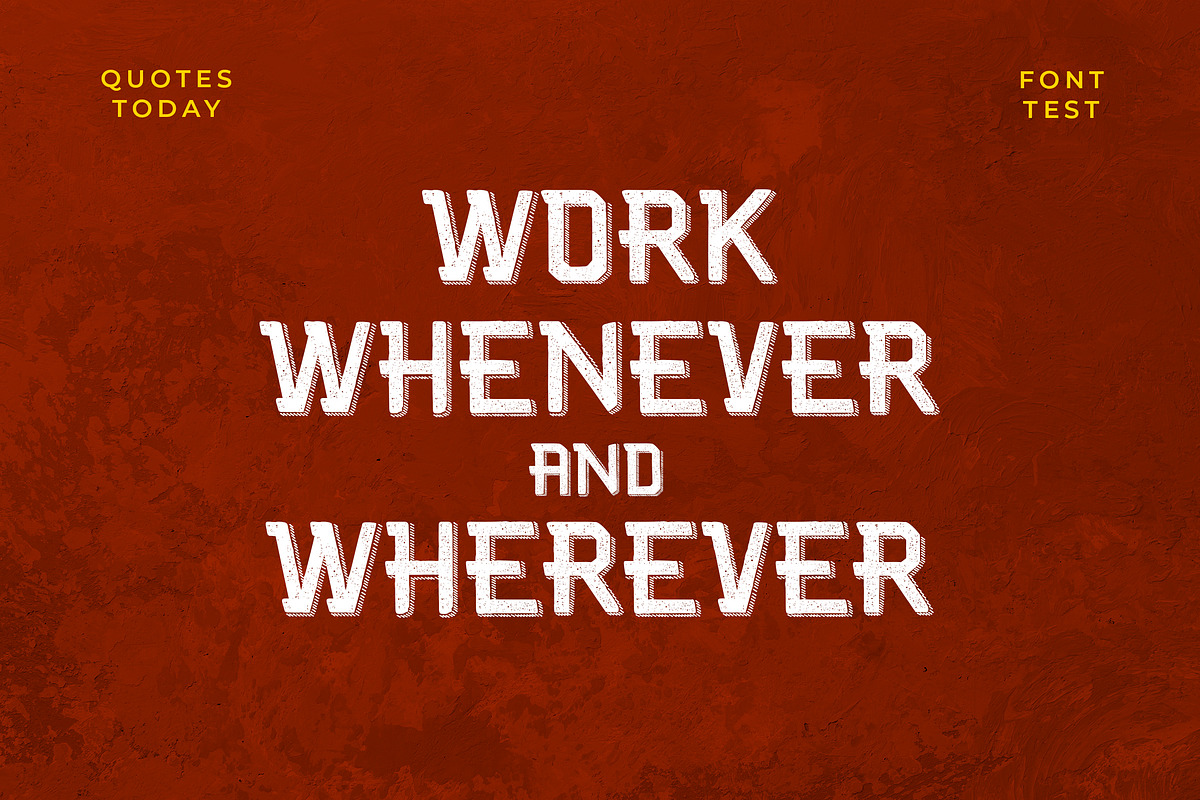 Ricky Brandon Serif Display Font, a Serif Font by UICreative (Photo 4 of 5)