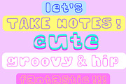 HEY an outline bubble font, a Handwritten Font by Eryn Rose Design (Thumbnail 14 of 18)