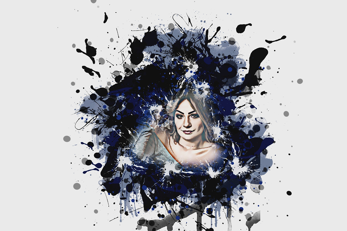Abstract Ink Effect Photoshop Action, an Action Add-On by Studio Retouch (Photo 10 of 12)