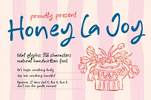 Honey La Joy Natural Handwritten