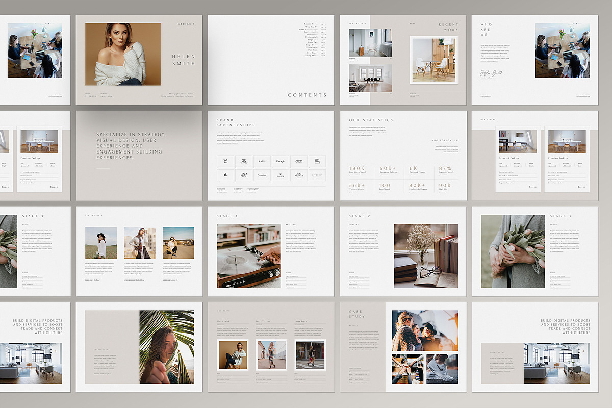 Media Press Kit Template, a Brochure Template by Easybrandz (Photo 5 of 6)