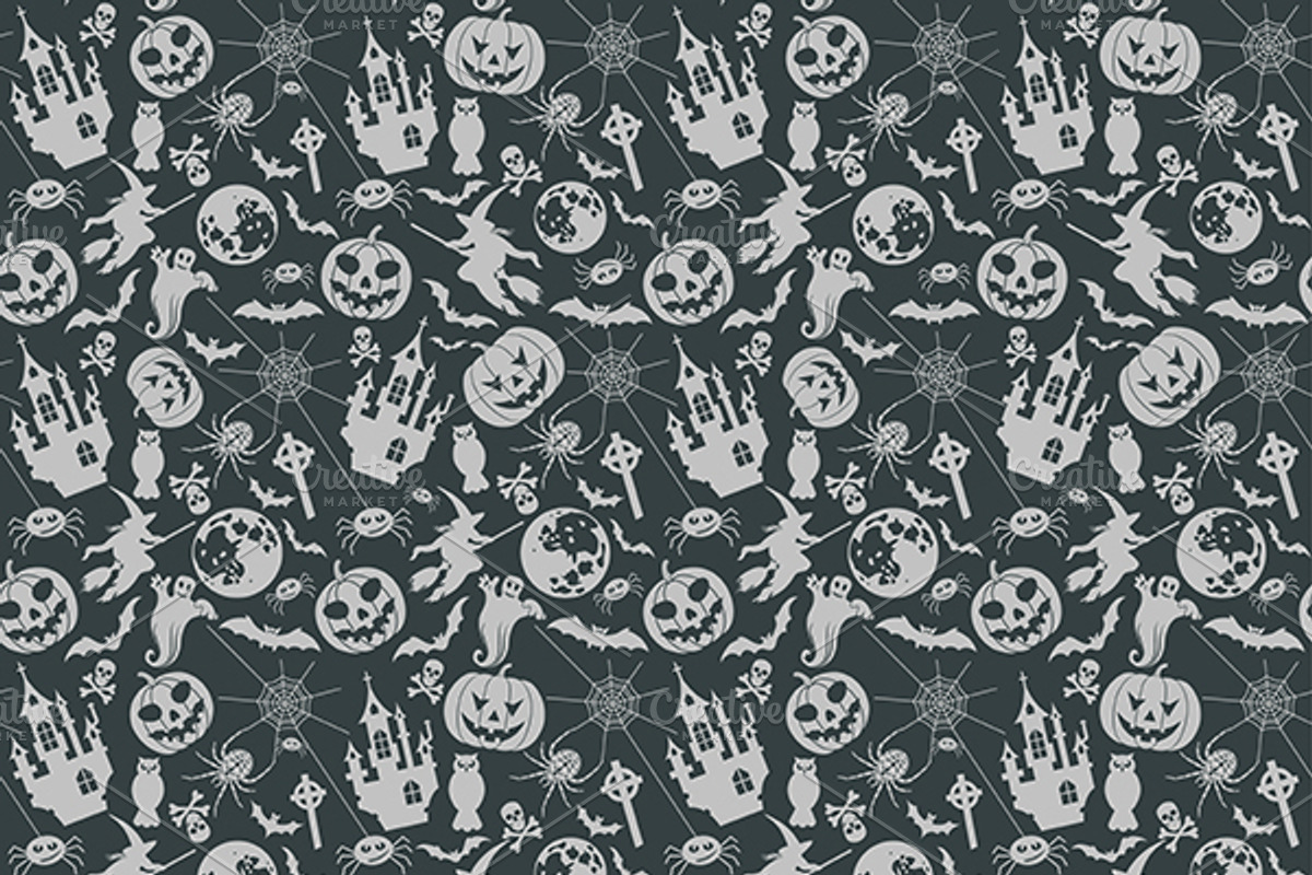 Halloween Seamless Patterns, a Pattern Graphic by TAlex (Photo 5 of 6)
