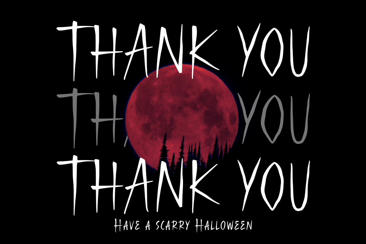 Morbid Night - Display Font, a Script Font by Alpaprana (Photo 10 of 10)