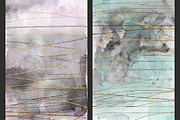 Golden Thread Pastel Watercolors, a Texture Graphic by M. by mprintly (Thumbnail 2 of 6)