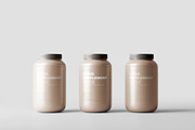 Supplement Jar Mockup, a Cups & Container Mockup by pmvch (Thumbnail 2 of 9)