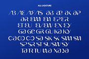 Sky Walk Sans Serif Futuristic Font, a Sans Serif Font by WhymoreArt (Thumbnail 9 of 10)
