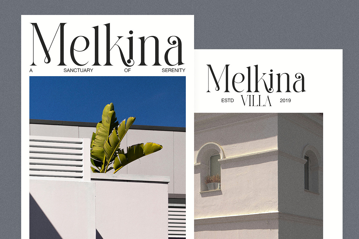 Helkina Stylish Serif Font, a Serif Font by Perfectype (Photo 4 of 8)