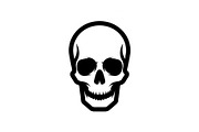 Skull & Crossbones Silhouette Vector, an Illustration by jahid234 (Thumbnail 31 of 51)