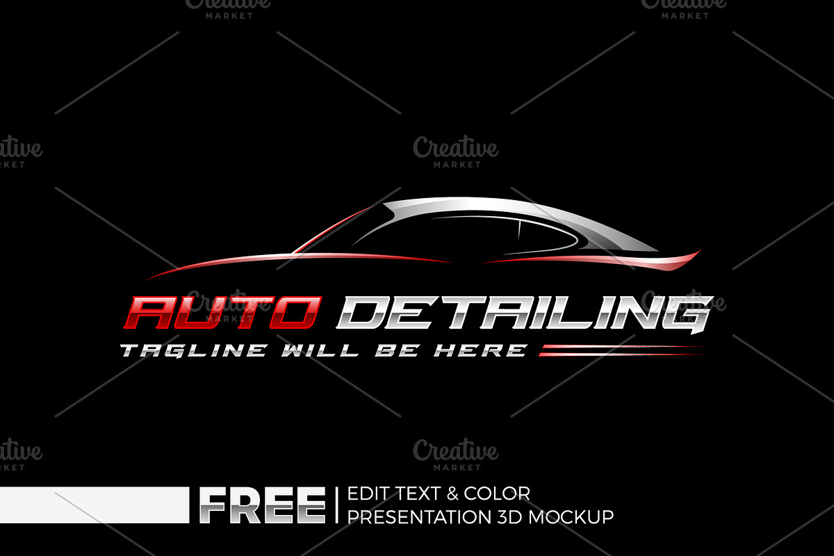 Auto Detailing Logo Template, a Branding & Logo Template by Nahid Hasan Nilim (Photo 1 of 7)