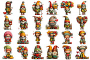 Valentines Gnome Clipart Bundle, an Illustration by Daily.Designs (Thumbnail 5 of 5)