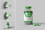 Pills Bottle Mockup, a Packaging Mockup by hokagata (Thumbnail 1 of 5)