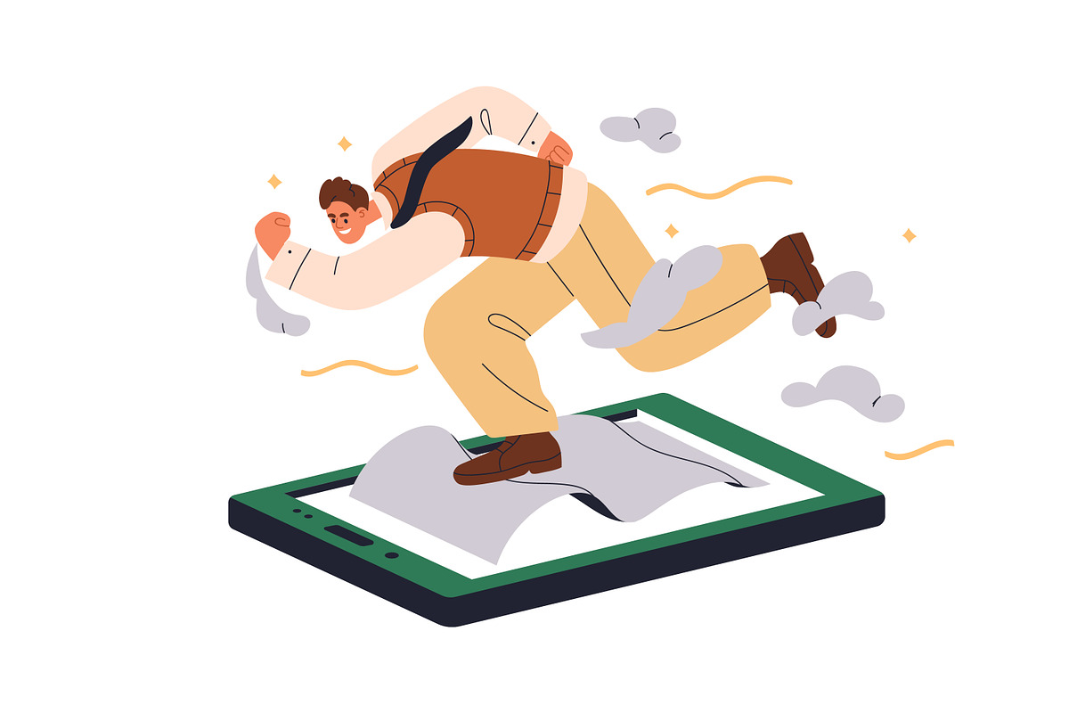 Active people in motion concept set, a Person Illustration by Good Studio (Photo 13 of 17)