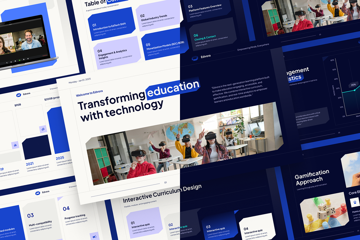 Edvora - Education Technology Deck, a Presentation Template by SLAB! Design (Photo 5 of 5)