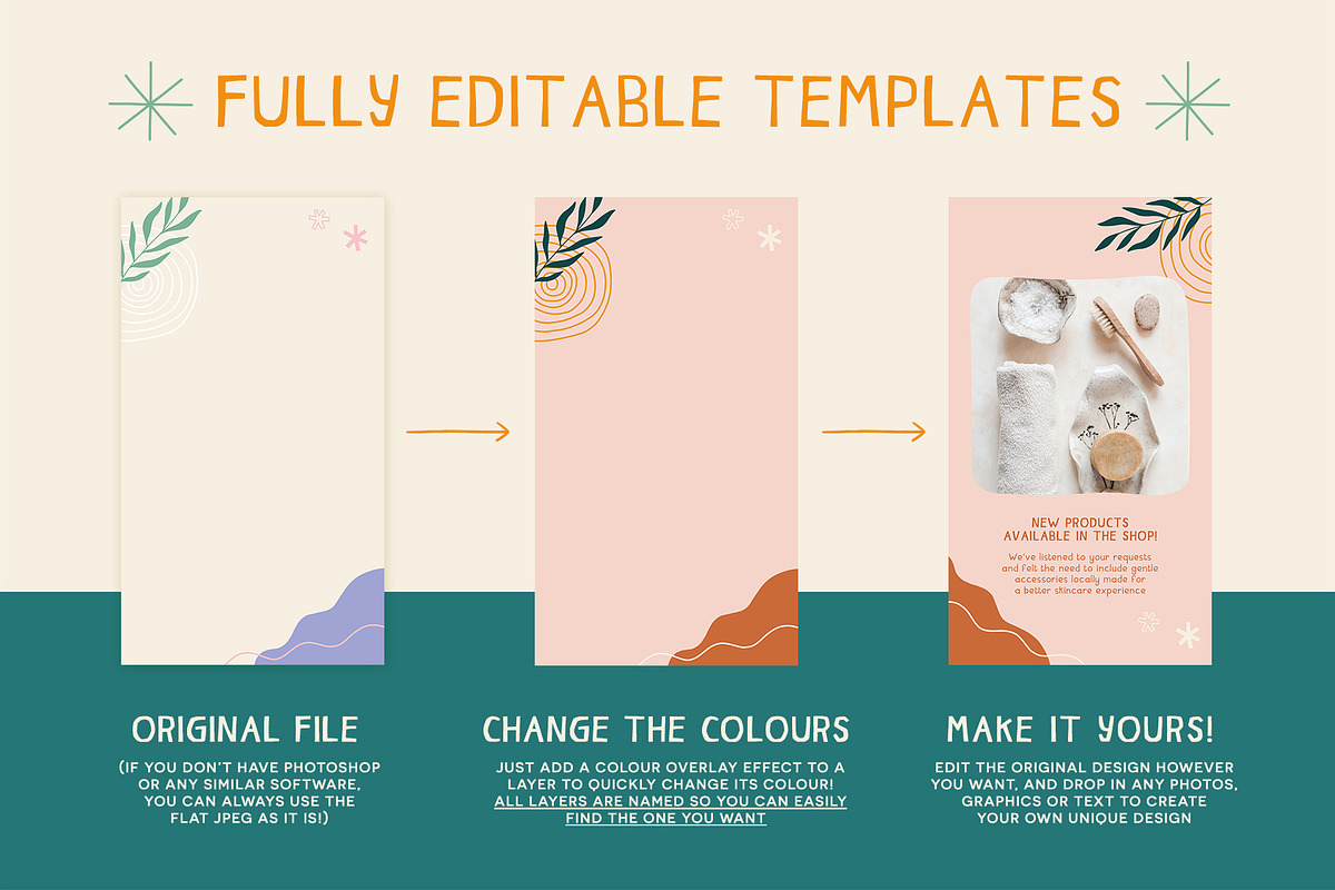 Graphical Instagram Templates - PSD, a Social Media Template by Carole Chevalier (Photo 13 of 13)