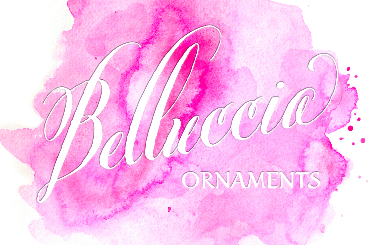 Belluccia Hand Drawn Ornaments