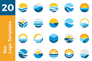 20 Logo Sea Template Bundle, a Branding & Logo Template by Acongraphic (Thumbnail 1 of 21)