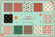 Whimsical Christmas Botanicals, a Seasonal Illustration by SunnJaneArt (Thumbnail 6 of 13)