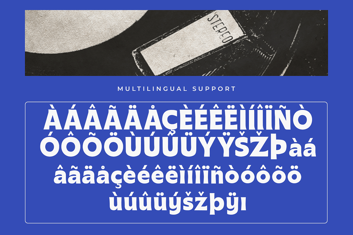 Radiora – Bold Retro Font, a Sans Serif Font by overlaytemplates (Photo 5 of 5)