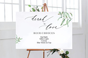 Drunk in Love Sign Template, Aurora, an Invitation Template by Alice Bluefox (Thumbnail 3 of 7)