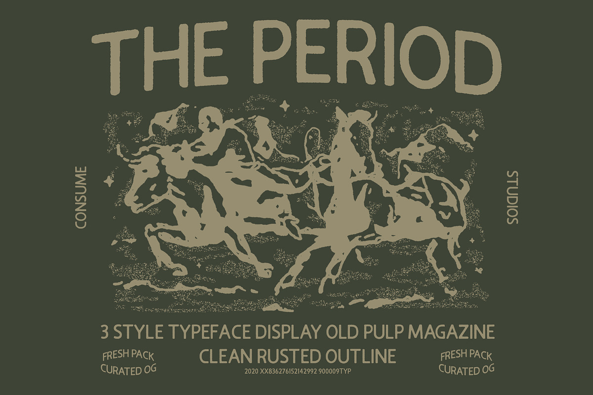The Period Typeface, a Font by RedaAdipratama (Photo 1 of 5)