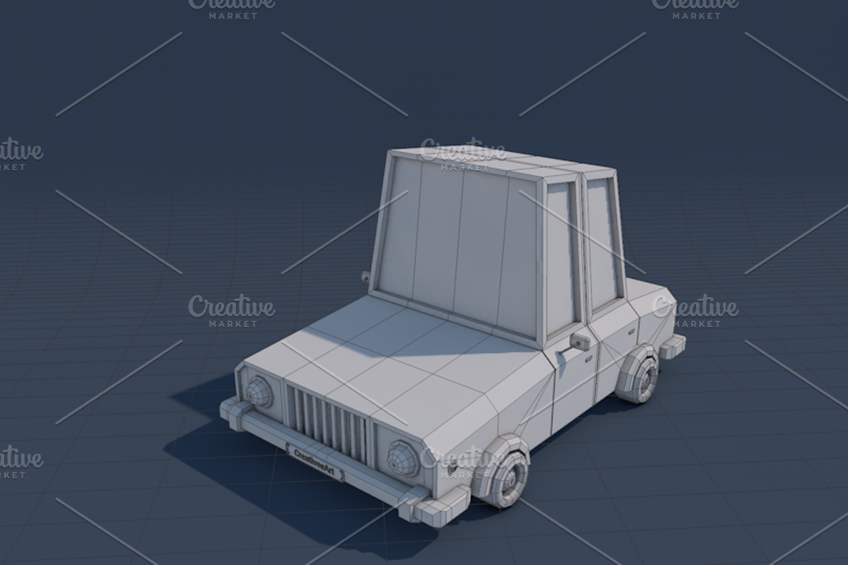 Ultimate Low Poly City Cars Pack, a Cars & Vehicle 3D Model by CreativeeArt (Photo 16 of 54)