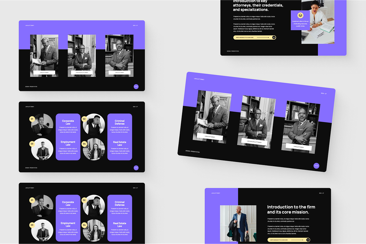 Mukas - Law & Attorney Google Slide, a Presentation Template by SquidPixey (Photo 5 of 6)