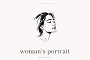 Woman's Portrait I, a Person Illustration by PeDe Designs (Thumbnail 5 of 6)