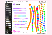 62 CRAFTY Pompom & Tassel Procreate, a Brushes & More by Fashion Workshop Bkk (Thumbnail 3 of 11)