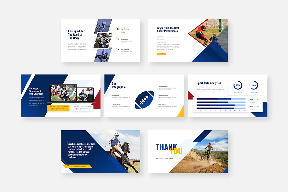 Olympix- Sport PowerPoint Template, a Presentation Template by Premast (Photo 3 of 3)