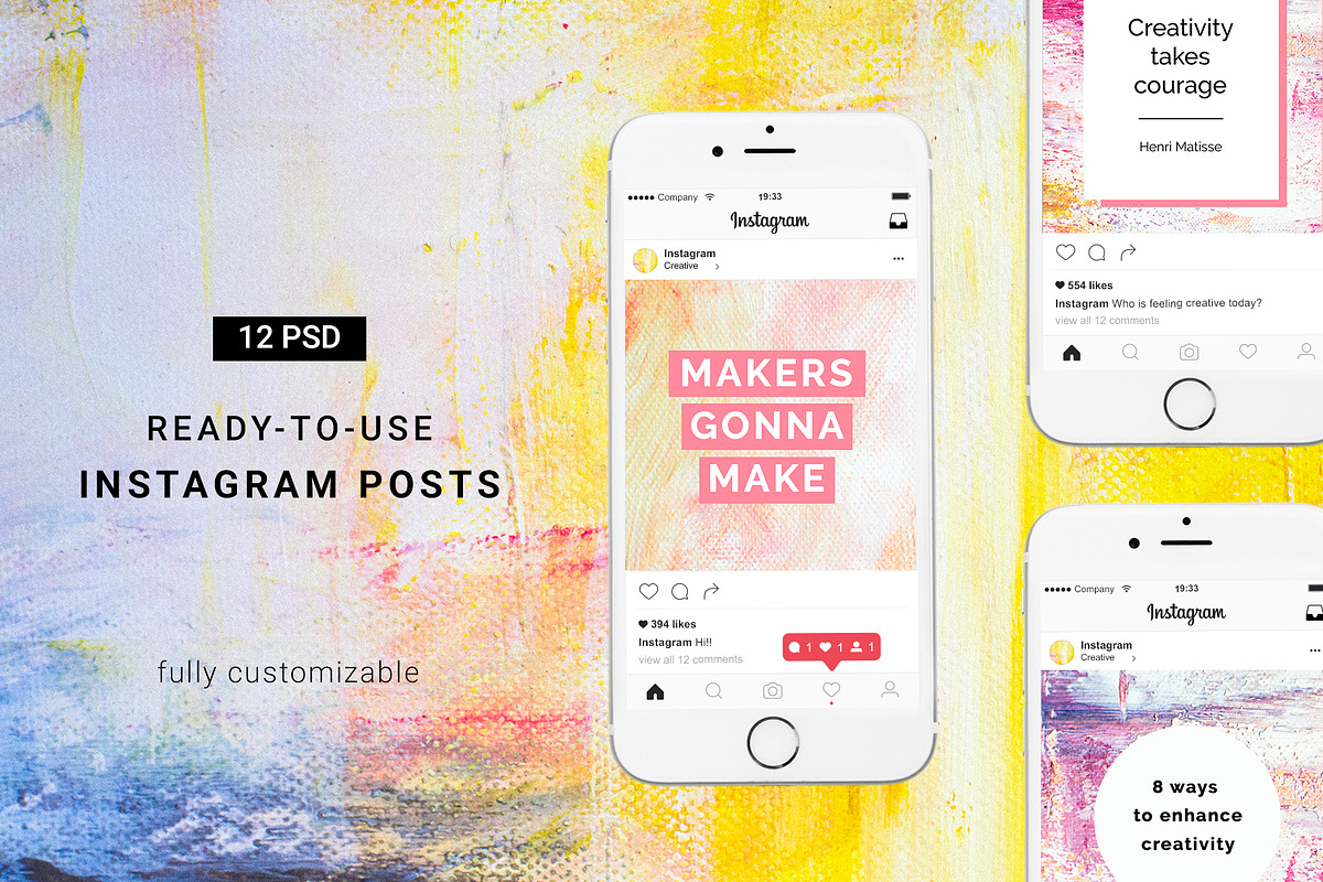 Creative Textures, a Social Media Template by Social Templates