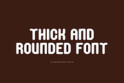 Chalke Comics - Thick & Rounded Font, a Sans Serif Font by QR Design Studio (Thumbnail 2 of 7)