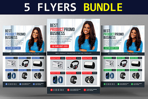 5 Corporate & Product Flyers Bundle