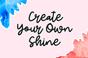Quartz Simple Script, a Script Font by YandiDesigns (Thumbnail 4 of 4)